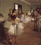 Edgar Degas Dance class France oil painting artist